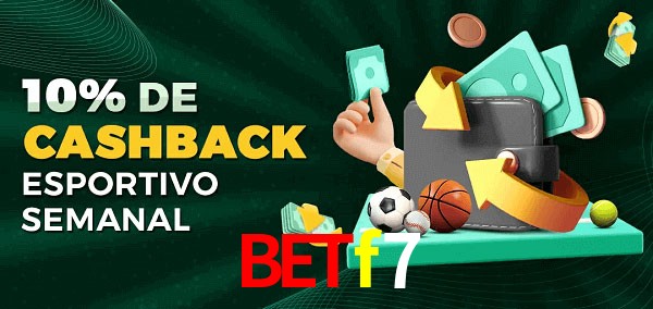 10% de bônus de cashback na betf7