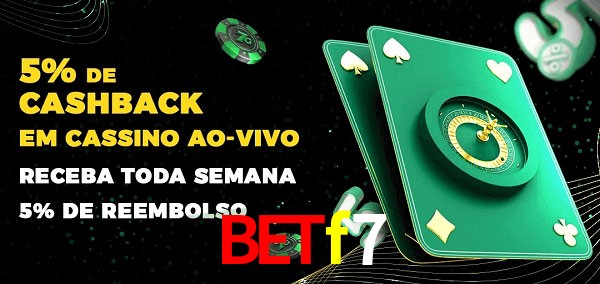 Promoções do cassino ao Vivo betf7